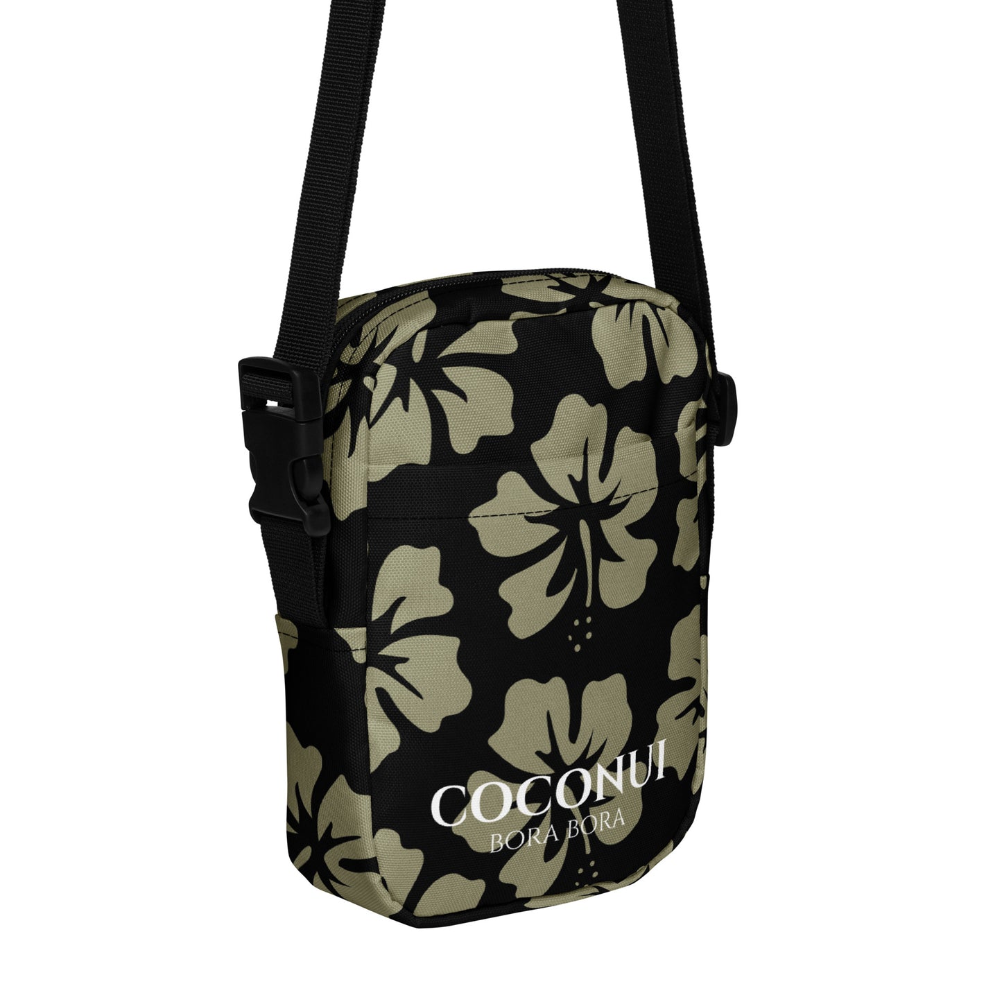 THE FENUA Crossbody Bag Hawaiian Summer Black