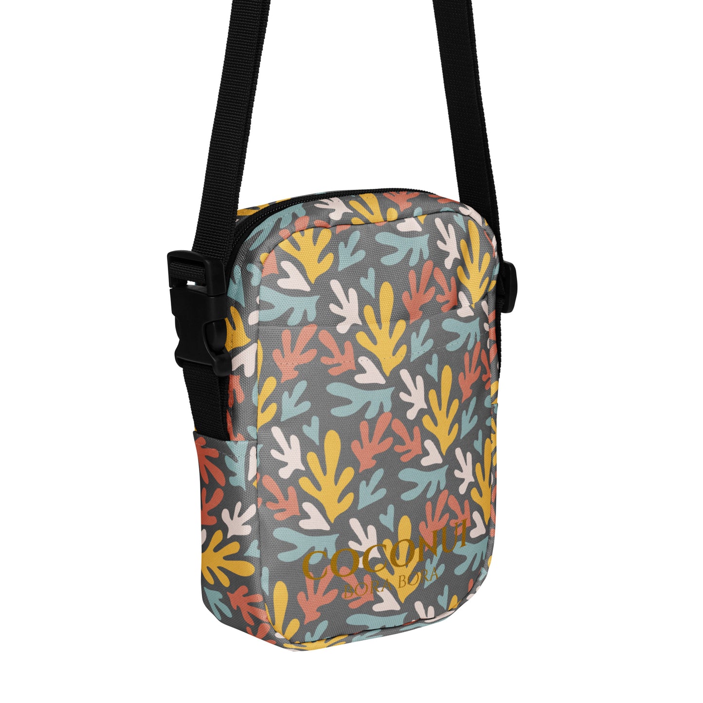 THE FENUA Crossbody Bag Coral Paradise Gray