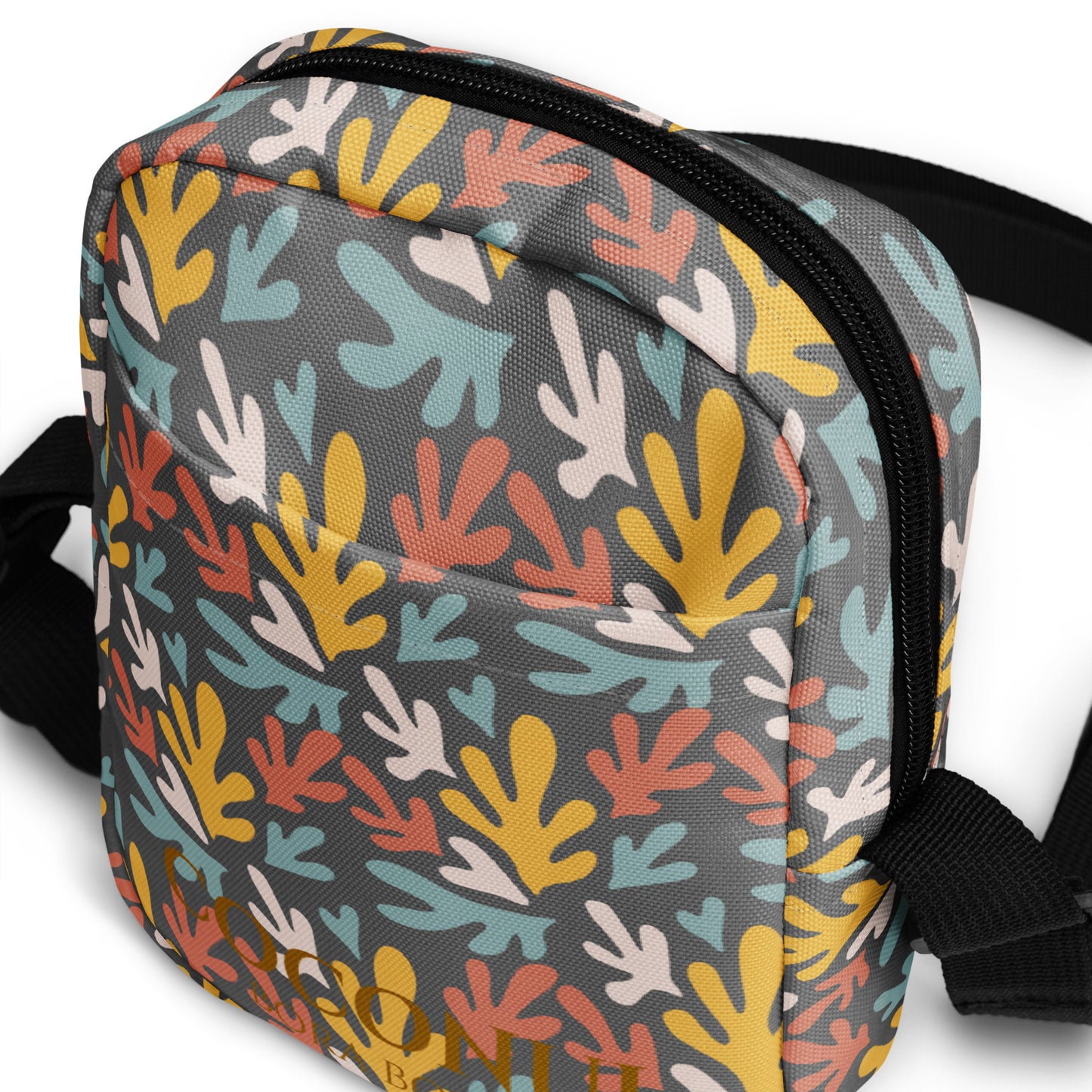 THE FENUA Crossbody Bag Coral Paradise Gray