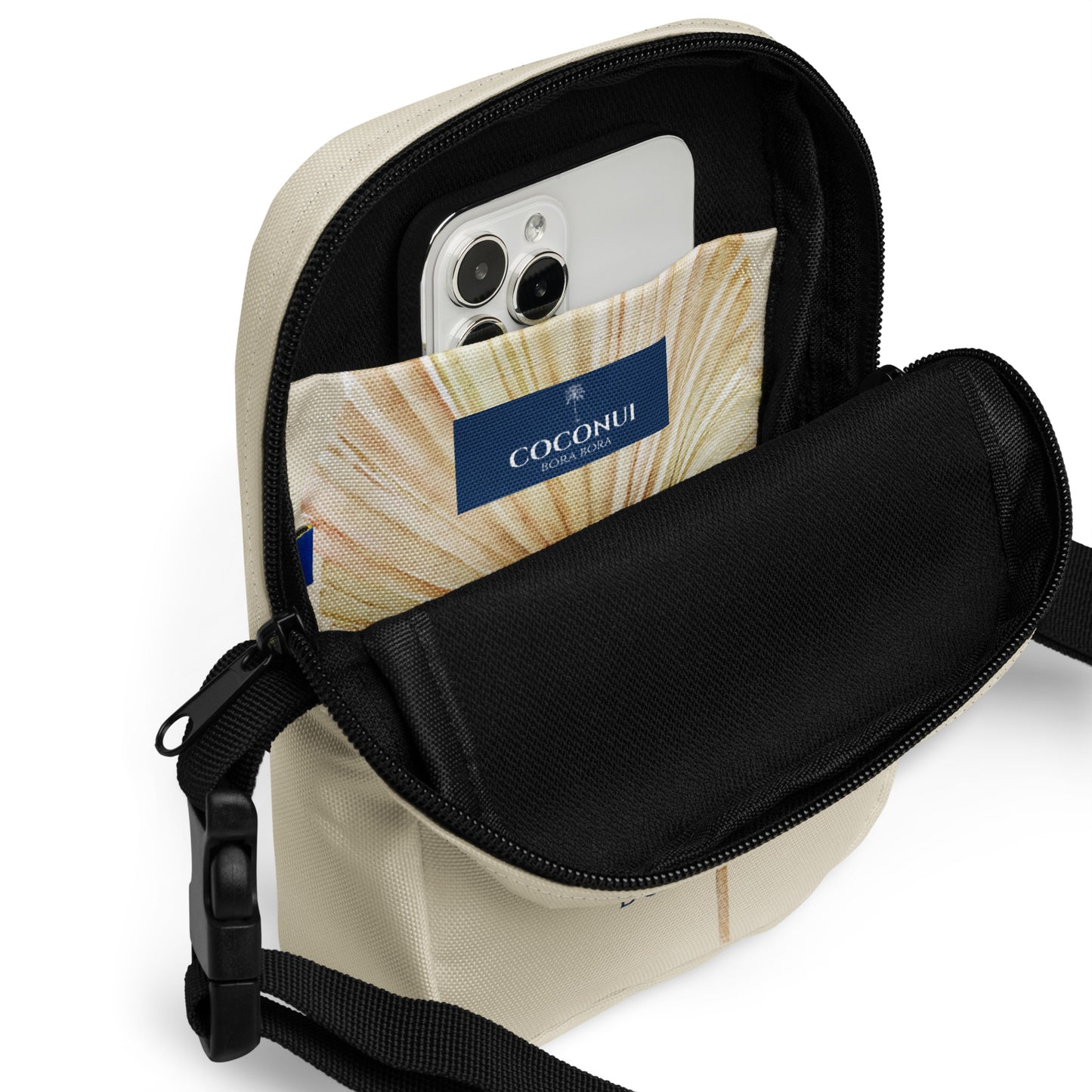 THE FENUA Crossbody Bag Fan Palm Leaf