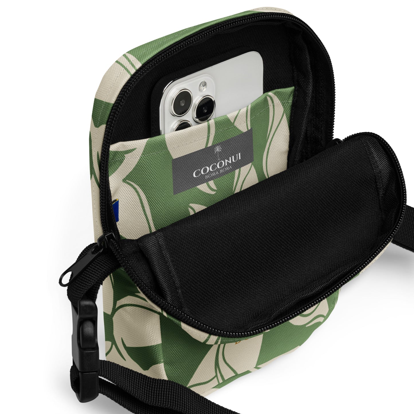 THE FENUA Crossbody Bag Heliconia Green