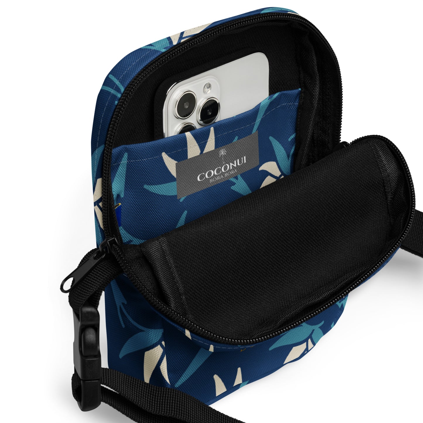 THE FENUA Crossbody Bag Bird of Paradise Navy