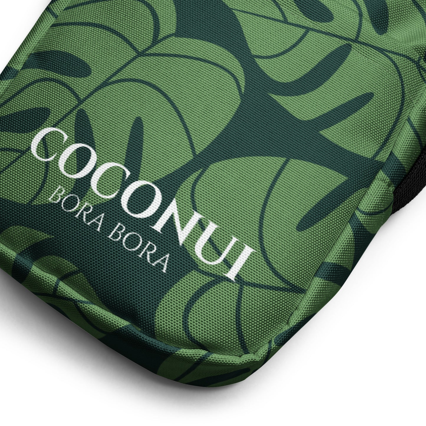 THE FENUA Crossbody Bag Monstera Green