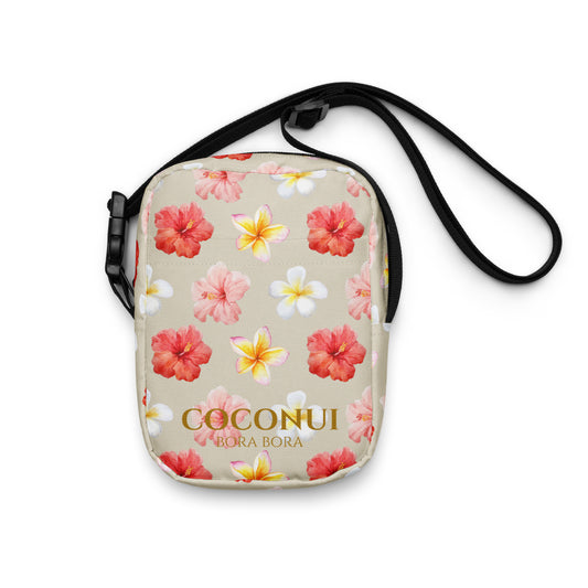 THE FENUA Crossbody Bag  Fleur Festival Gray