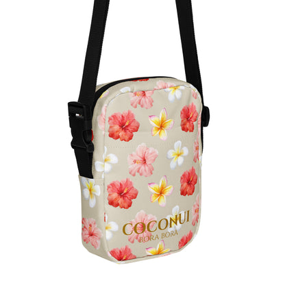 THE FENUA Crossbody Bag  Fleur Festival Gray