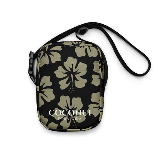 THE FENUA Crossbody Bag Hawaiian Summer Black