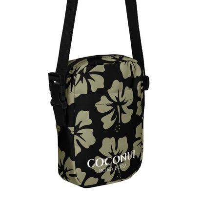 THE FENUA Crossbody Bag Hawaiian Summer Black
