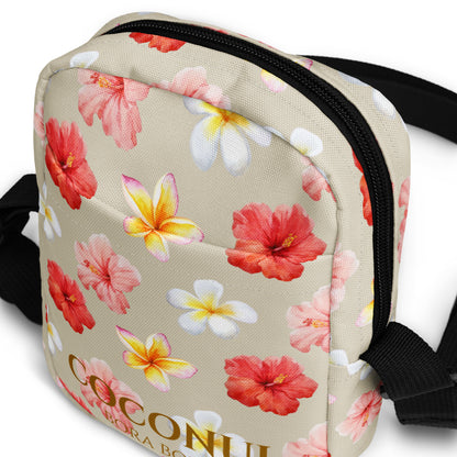 THE FENUA Crossbody Bag  Fleur Festival Gray