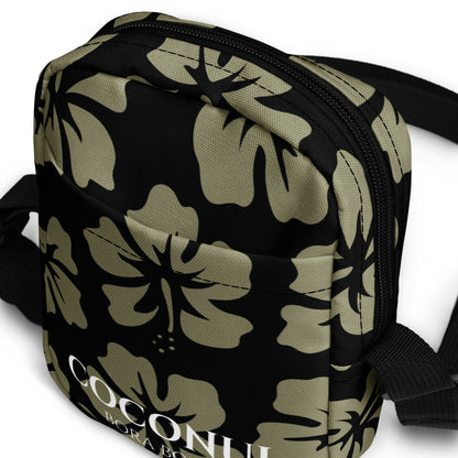 THE FENUA Crossbody Bag Hawaiian Summer Black