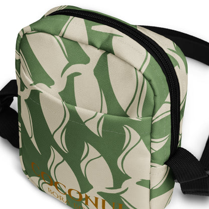 THE FENUA Crossbody Bag Heliconia Green
