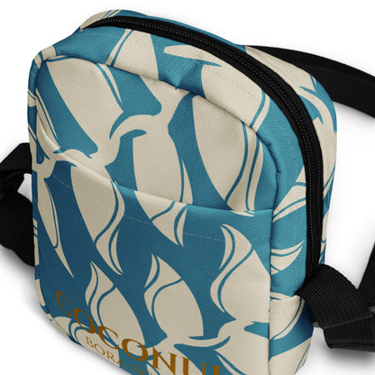 THE FENUA Crossbody Bag Heliconia Sky Blue