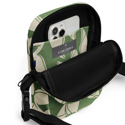 THE FENUA Crossbody Bag Heliconia Green