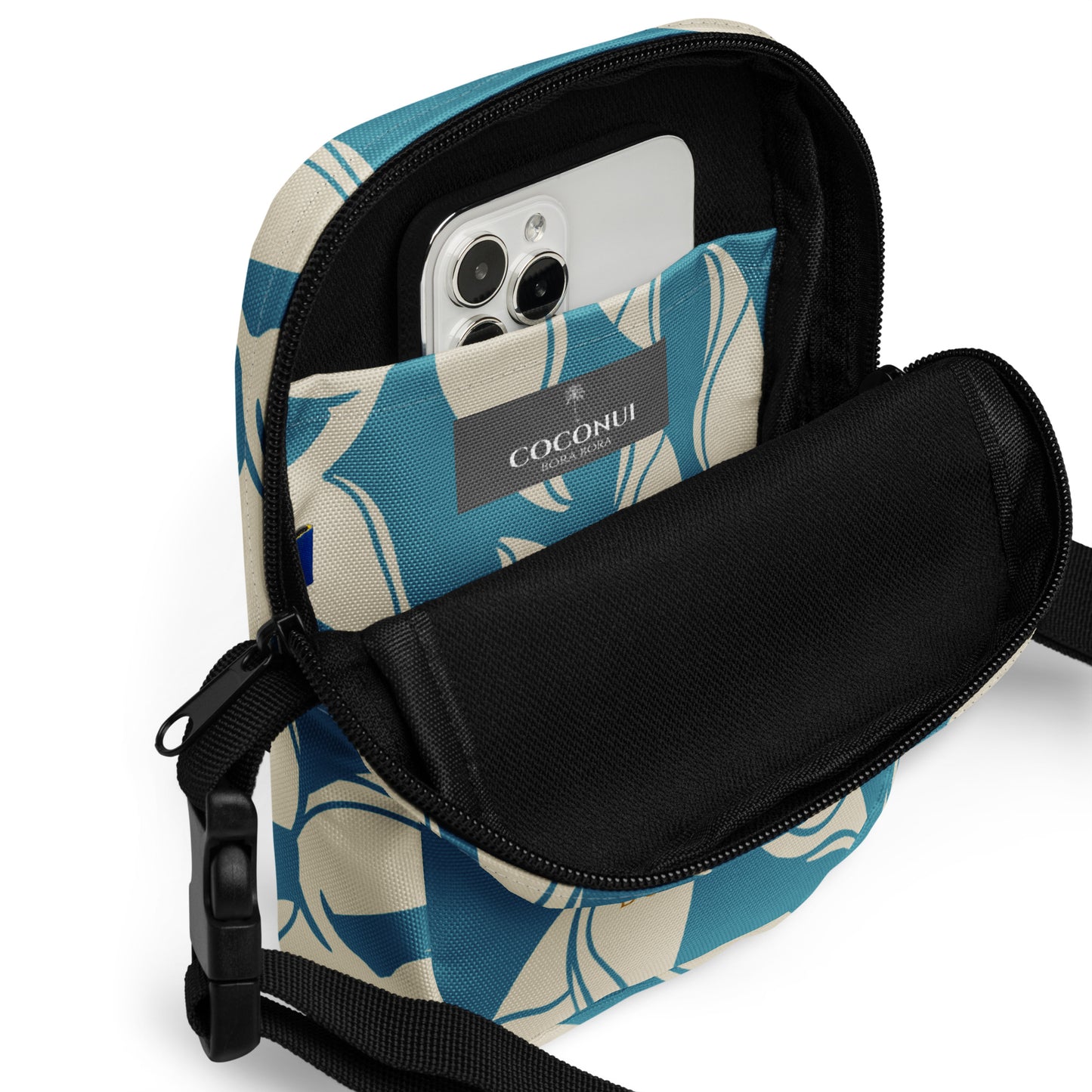 THE FENUA Crossbody Bag Heliconia Sky Blue