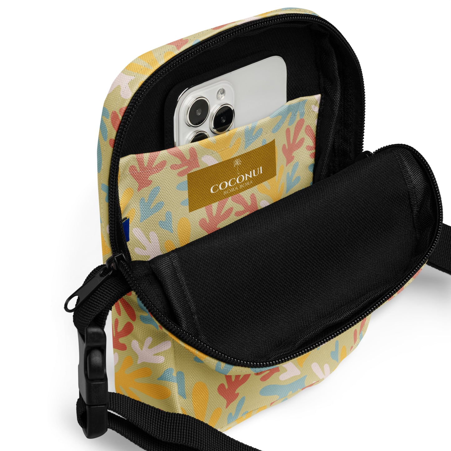 THE FENUA Crossbody Bag Coral Paradise Yellow