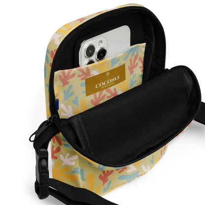 THE FENUA Crossbody Bag Coral Paradise Yellow
