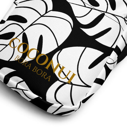 THE FENUA Crossbody Bag Monstera Black