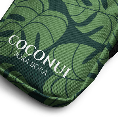 THE FENUA Crossbody Bag Monstera Green