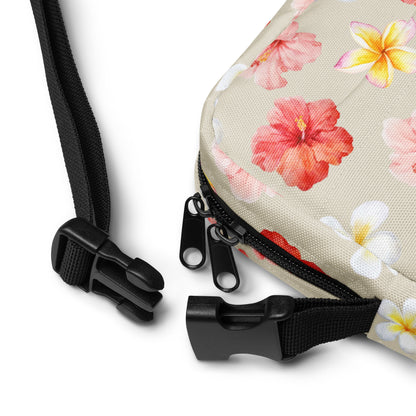 THE FENUA Crossbody Bag  Fleur Festival Gray