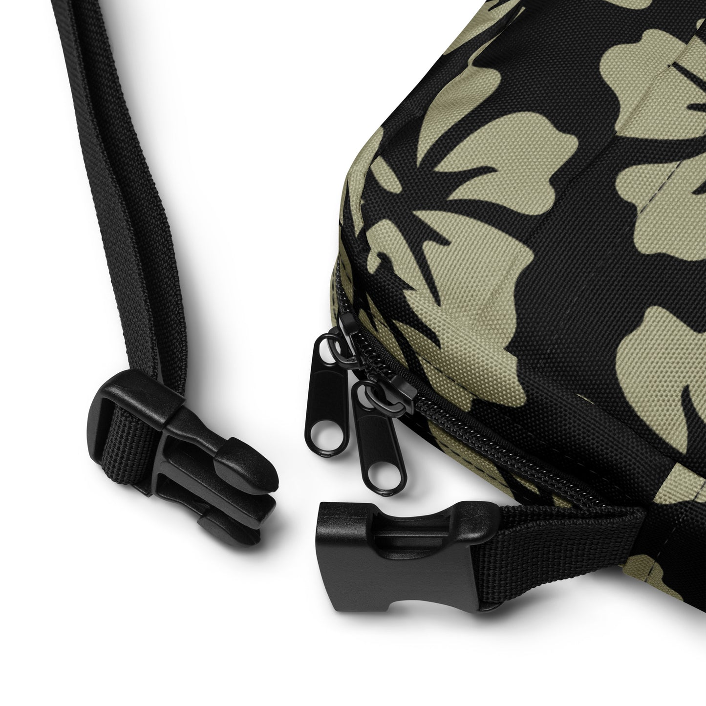 THE FENUA Crossbody Bag Hawaiian Summer Black